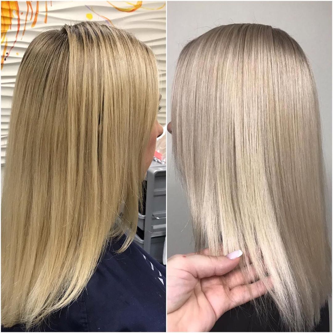 Что такое тонирование волос фото до и после