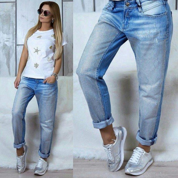 джинсы-бойфренды